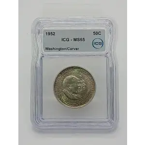 Classic Commemorative Silver---Carver/Washington Commemorative 1951-1954-Silver- 0.5 Dollar (6)