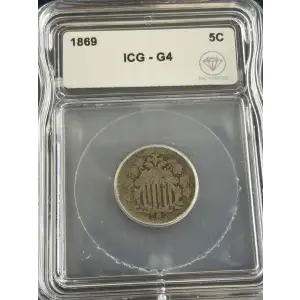 Nickel Five Cent Pieces-Shield 1866-1883