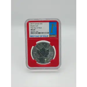 2019 Canada Silver Maple Leaf NGC MS69 First Day of Issue