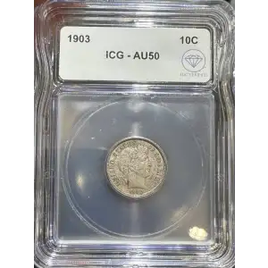 Dimes---Barber 1892-1916 -Silver- 1 Dime (2)