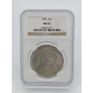 1889 Morgan Silver Dollar NGC MS63 (2)