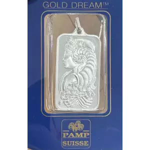 1/2 oz PAMP Silver Carded Pendant