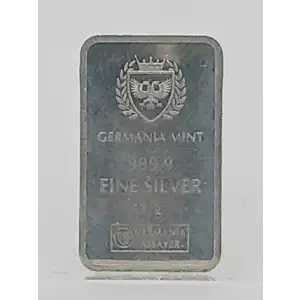 1 Gram Germania Square Silver Bar