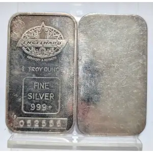 1oz Engelhard Silver Bar (Canadian Bull)
