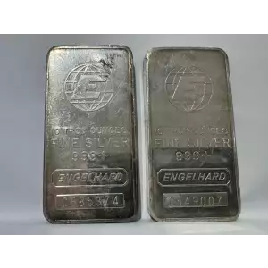 10 oz Engelhard Silver Bar (Secondary Market) (2)