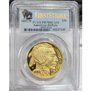 2009-W $50 American Buffalo .9999 Fine Gold First Strike , DCAM (2)