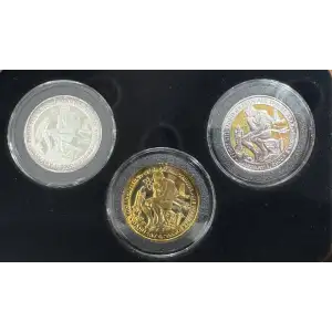 2000 Highland Mint Millennium 3-Coin Proof Set