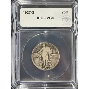 Quarter Dollars---Standing Liberty