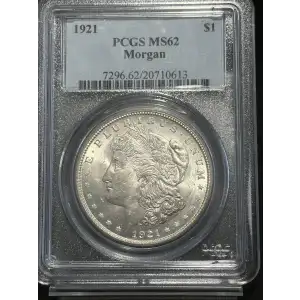 1921 Morgan Silver Dollar PSGS MS62 (2)