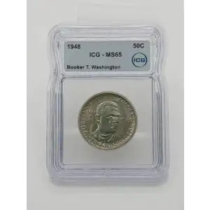 Classic Commemorative Silver--- Booker T. Washington Memorial 1946-1951-Silver- 0.5 Dollar (3)