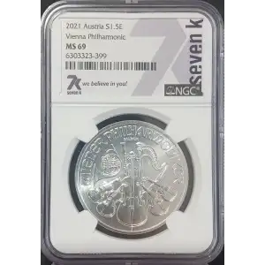 Austria 1 oz Silver Vienna Philharmonic