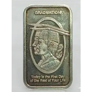 Graduation 1 oz Silver Bar VINTAGE (2)