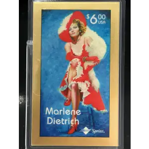 Marlene Dietrich Sprint Telephone Gold 1g Card (2)