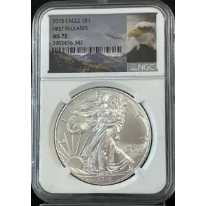 2015 American Silver Eagle NGC MS70 First Releases (2)