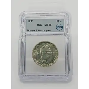 Classic Commemorative Silver--- Booker T. Washington Memorial 1946-1951-Silver- 0.5 Dollar (3)