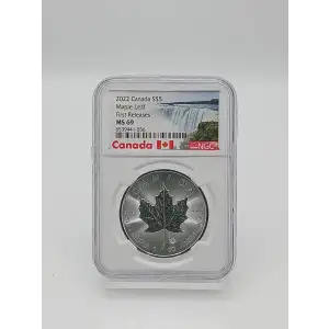 2022 Canadian Silver Maple Leaf NGC MS69 First Releases (2)