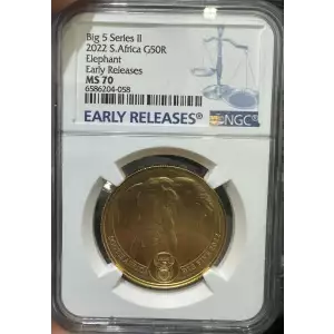2022 Big Five Series II South African Elephant ER NGC MS-70 (2)