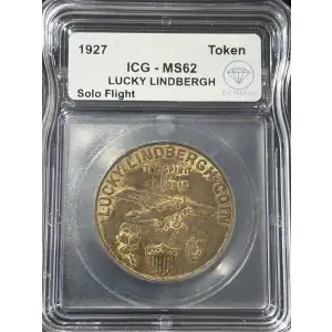 LUCKY LINDBERGH - SOLO FLIGHT ICG MS 62 TOKEN