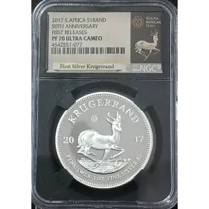 2017 South Africa S1Rand NGC PF70 50th Anniversary Ultra Cameo (Box & CoA) (2)