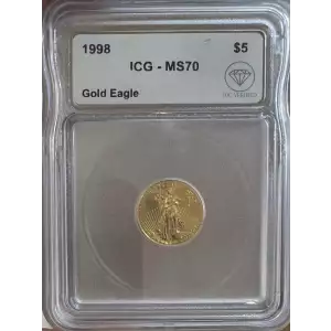 $5 American Gold Eagle 1/10 oz