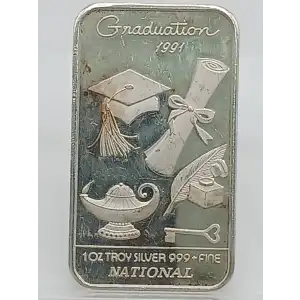 Graduation 1 oz Silver Bar VINTAGE [DUPLICATE for #564531]