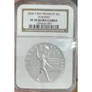 2006 BENJAMIN FRANKLIN SCIENTIST ULTRA CAMEO