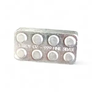 1oz Silver Building Block Bar | Monarch Precious Metals