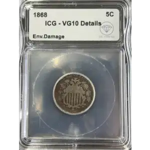 Nickel Five Cent Pieces-Shield 1866-1883 (2)