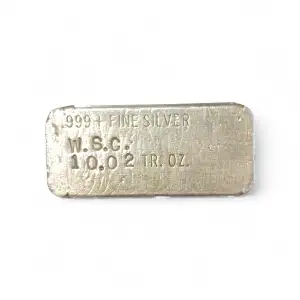 10.02oz Silver Bar | W.S.C. (3)