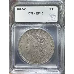 1890-O Morgan Dollar ICG EF40 IDC Verified