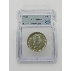Classic Commemorative Silver--- Booker T. Washington Memorial 1946-1951-Silver- 0.5 Dollar (6)