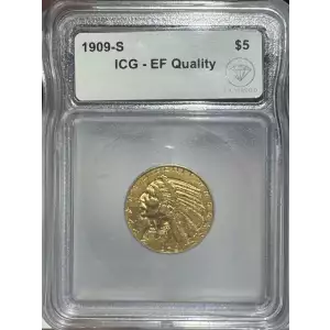 Half Eagles---Indian Head 1908-1929 -Gold- 5 Dollar