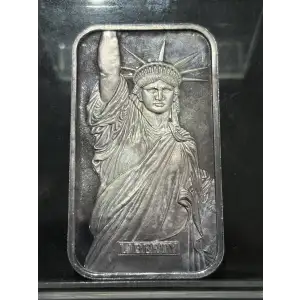 1986 Engelhard MTB Liberty Trade Silver 1 oz Silver Vintage Bar (2)