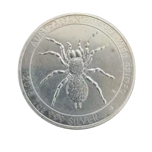 2015 1 oz Perth Mint Silver Funnel Web Spider - Various Conditions