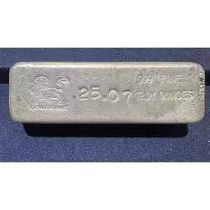 25.07 Doyles Mint Poured Silver Bar  | Vintage