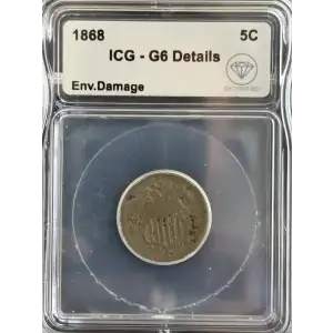 Nickel Five Cent Pieces-Shield 1866-1883