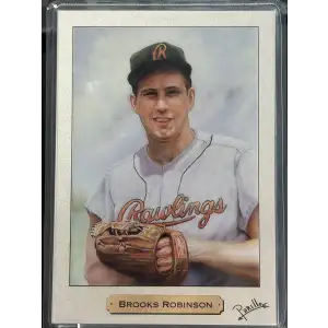 Brooks Robinson Rawlings Series Card #2 Silver 1oz Card (3)