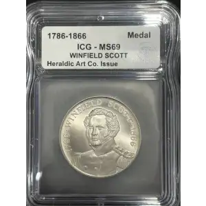 Winfield Scott Centennial Heraldic Art Medal (So‑Called 50 Cents)