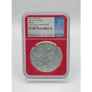 2016 American Silver Eagle NGC MS70 First Day of Issue 30th Anniv. (2)