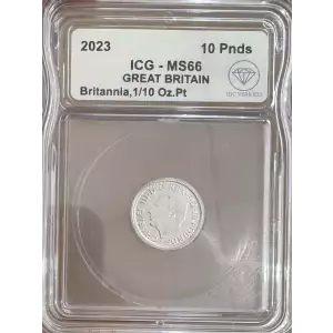 1/10 oz Platinum Britannia