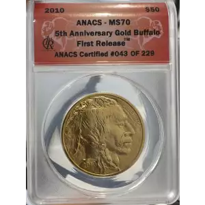 Gold Bullion-Gold Buffaloes--$50 Gold Buffalo 1 oz -Gold- 50 Dollar