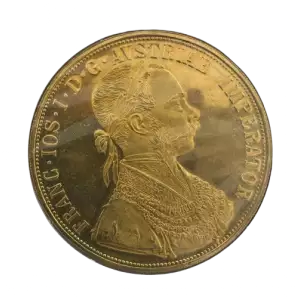 1915 4 Ducat Austrian/Dutch Gold Coin