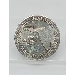 Vintage 1 oz Silver The Sunshine State: Oldsmar, Florida