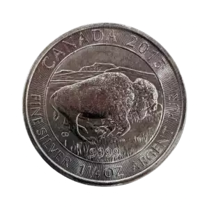 2015 Canada 1.25 oz Silver $8 Bison (Various Condition)  (2)