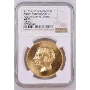 SH1350(1971) 2500th ANNIVERSARY OF PERSIAN EMPIRE (37mm) (2)