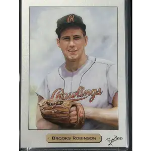 Brooks Robinson Rawlings Series Card #2 Silver 1oz Card Serial No. 00000 (3)