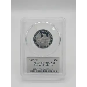 2007-W $50 Statue of Liberty Moy Signature, DCAM (2)
