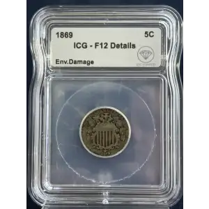 Nickel Five Cent Pieces-Shield 1866-1883
