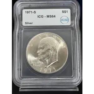Eisenhower Silver Dollar (1971-1978) - 40% Silver