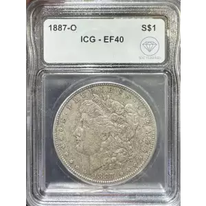 1887-O Morgan Dollar ICG EF40 IDC Verified